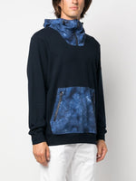 Lunar-Detail Zip-Up Hoodie