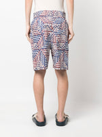 Pattern-Print Deck Shorts