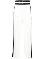High Waisted Side Stripe Trousers