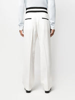 High Waisted Side Stripe Trousers