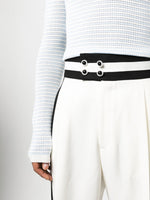 High Waisted Side Stripe Trousers