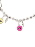 Charm-Embellished Chain Necklace