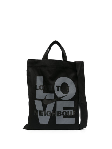 X Nike Slogan-Print Tote Bag