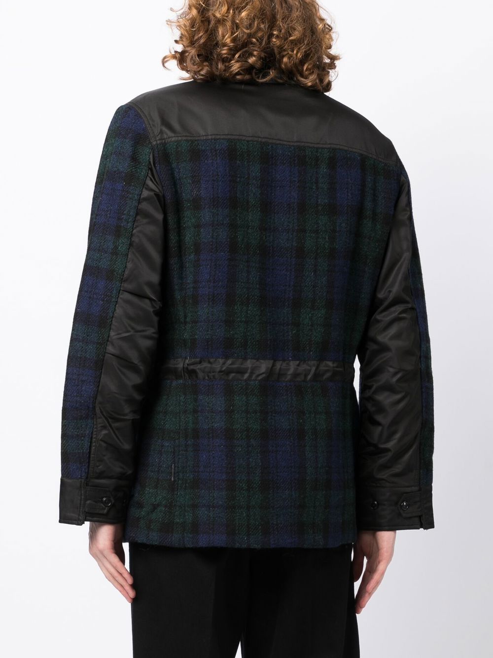 Tartan Elasticated-Waist Jacket