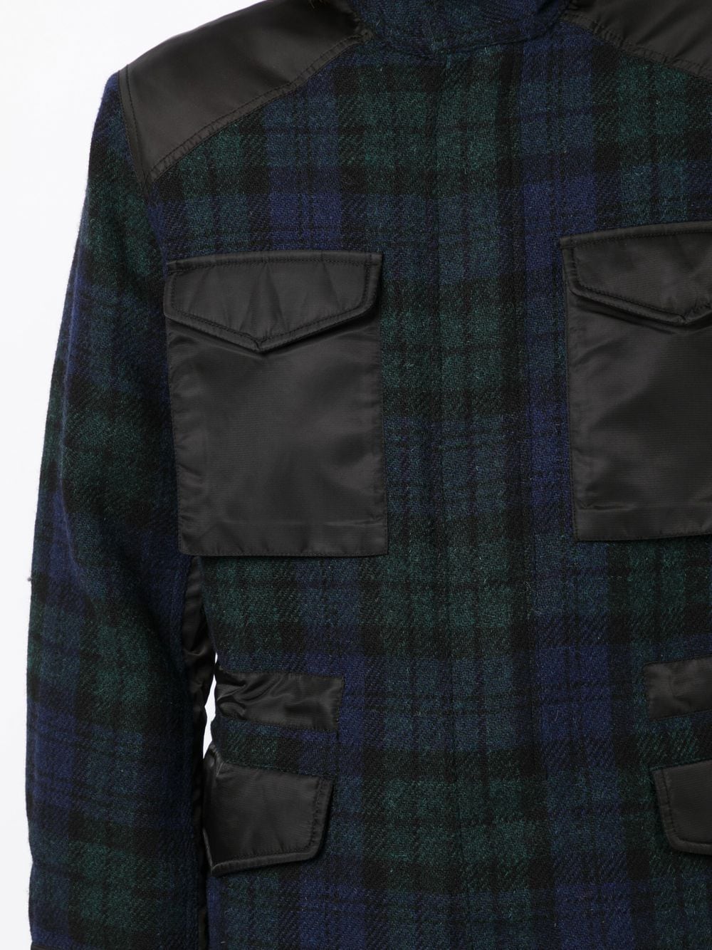 Tartan Elasticated-Waist Jacket