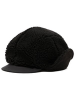 Shearling Drawstring-Fastening Cap