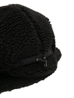 Shearling Drawstring-Fastening Cap