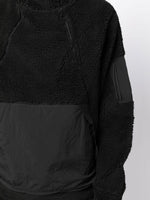 Textured Panelled Sweatshirt