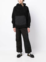 Textured Panelled Sweatshirt