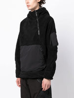 Textured Panelled Sweatshirt