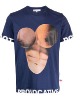 Body Print Cotton T-Shirt