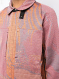 Abstract Print Shirt Jacket