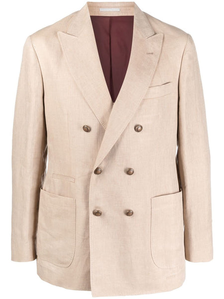 Double-Breasted Tailored Blazer