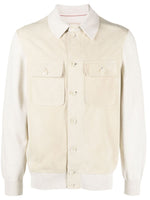 Hybrid Leather Shirt Jacket