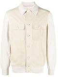 Hybrid Leather Shirt Jacket
