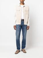 Hybrid Leather Shirt Jacket