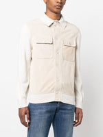Hybrid Leather Shirt Jacket