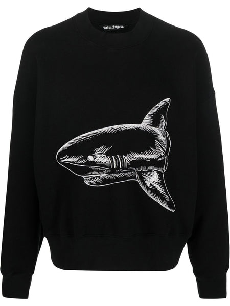 Split Shark Crew-Neck Sweatshirt
