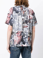 Collage-Print Cotton T-Shirt