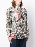 Graphic Collage-Print Shirt