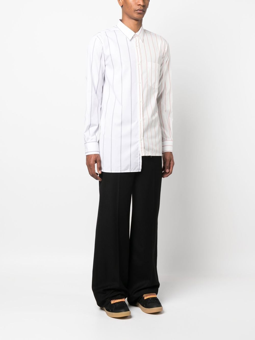 Two-Tone Pinstripe Shirt