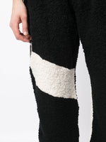 Fleece Texture Two Tone Trousers