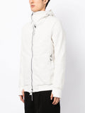 Off-Centre Zip-Up Hooded Jacket