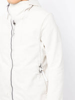 Off-Centre Zip-Up Hooded Jacket