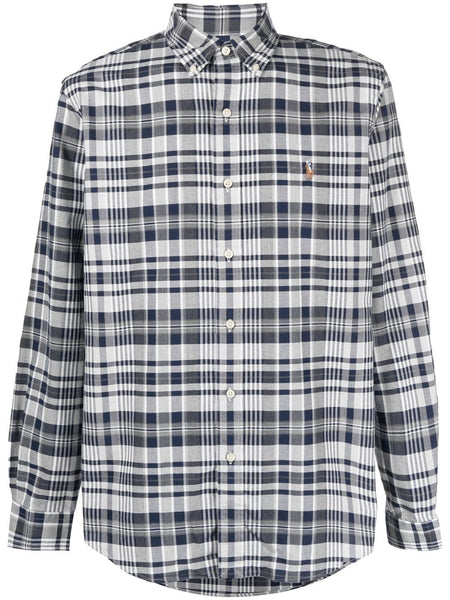 Check Pattern Long-Sleeved Shirt