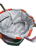 Abstract-Pattern Padded Tote Bag