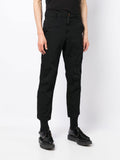 Mid-Rise Cropped Trousers