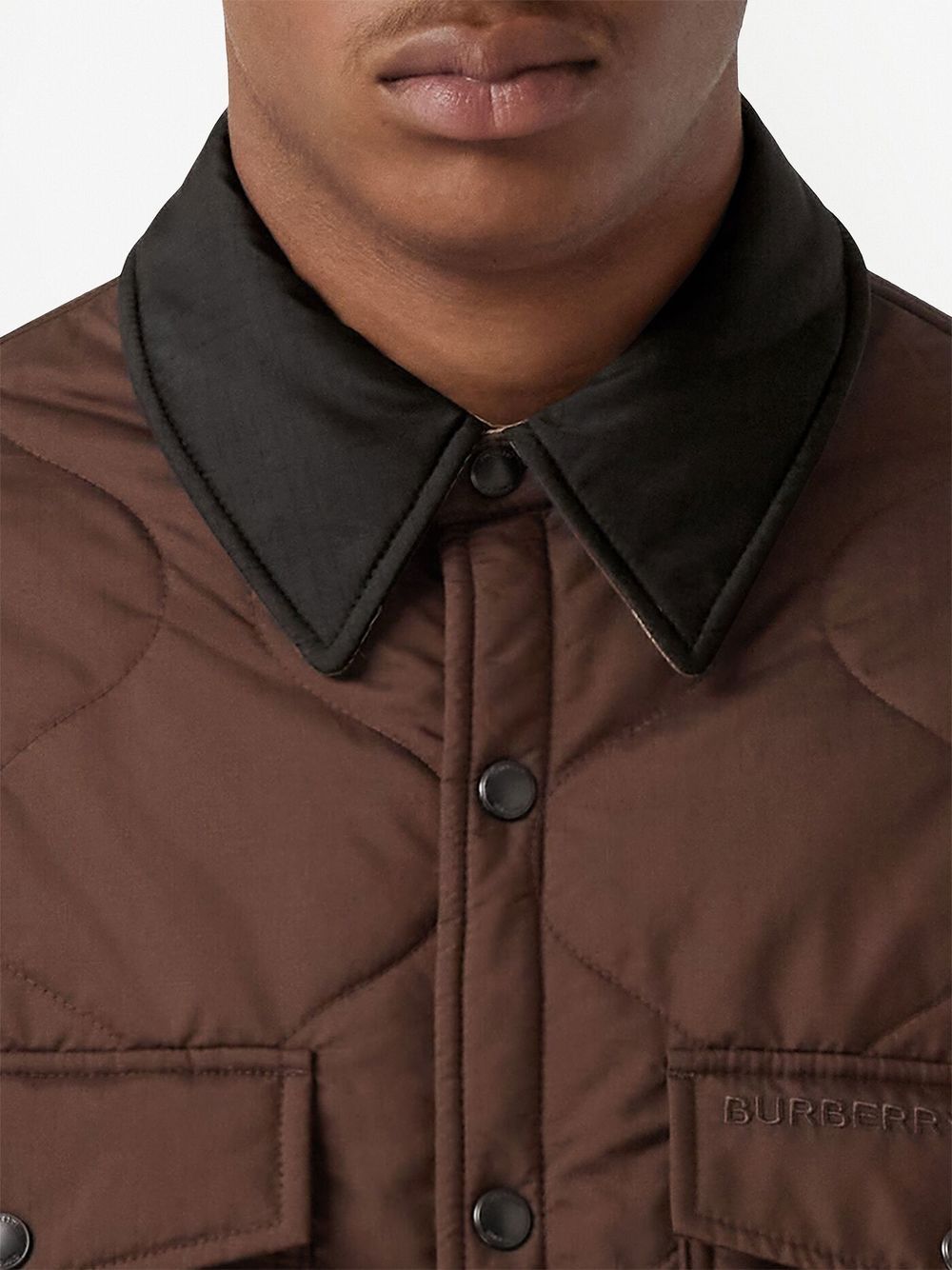 Burberry Reversible Checked Quilted Overshirt – The Business Fashion
