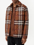 Reversible Checked Quilted Overshirt