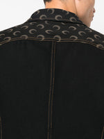 Moon-Print Denim Jacket