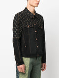 Moon-Print Denim Jacket