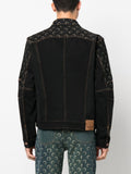 Moon-Print Denim Jacket