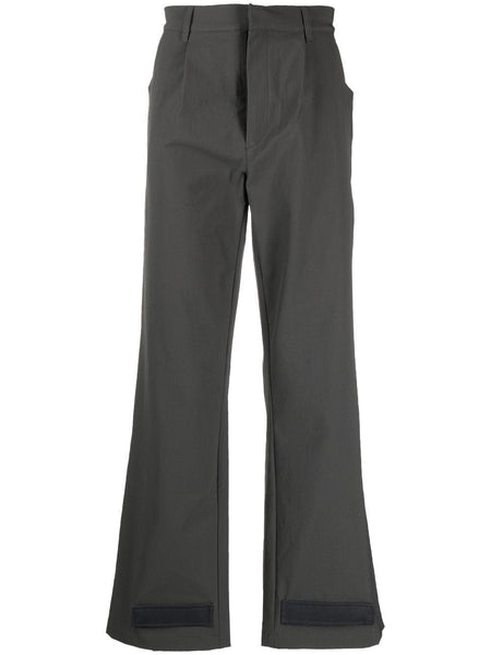 Mid-Rise Touch-Strap Trousers