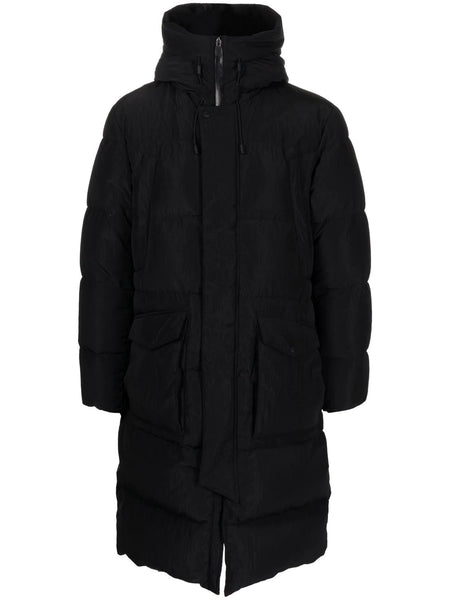 Panelled Down Mid Coat