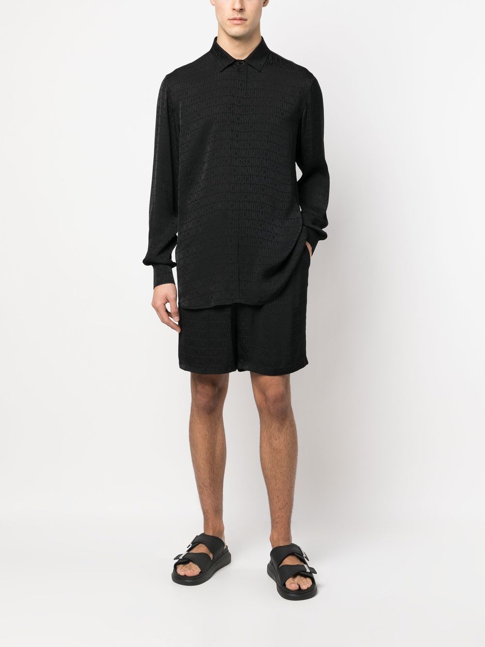 All-Over Logo Print Shorts