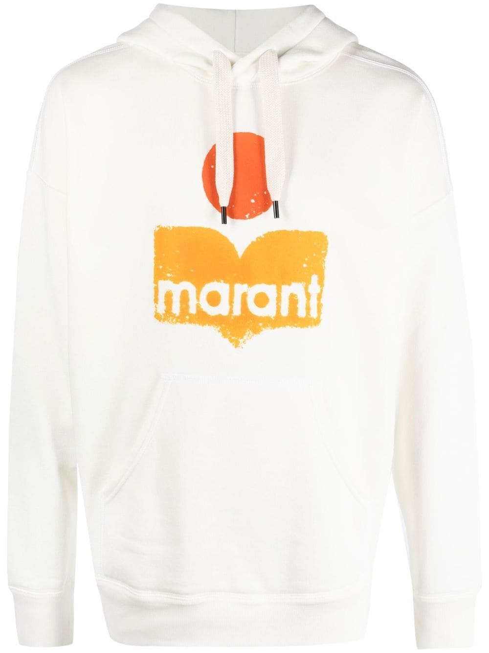 Miley Distressed Logo-Print Hoodie