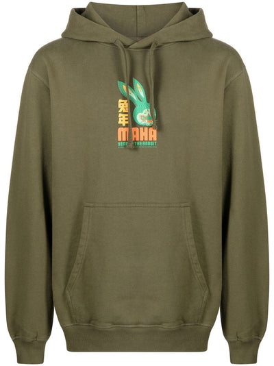 Logo-Print Long-Sleeve Hoodie
