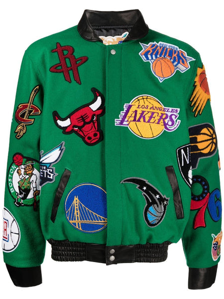Spot-Patch Bomber Jacket