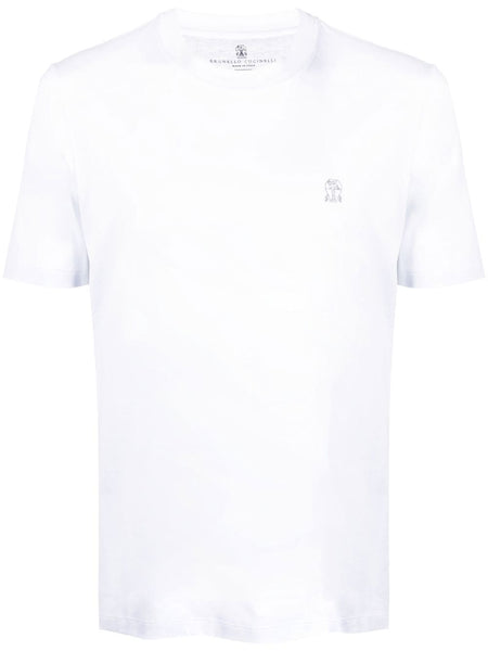 Embroidered-Logo Cotton T-Shirt