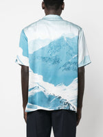 Abstract-Print Short-Sleeve Shirt