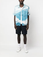 Abstract-Print Short-Sleeve Shirt