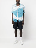 Abstract-Print Short-Sleeve Shirt