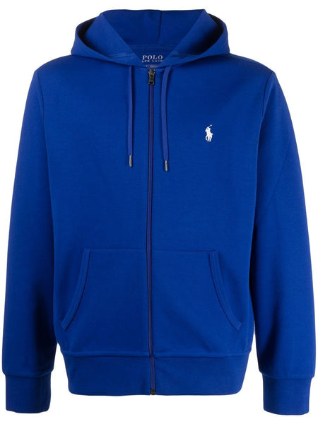 Embroidered-Pony Detail Hoodie
