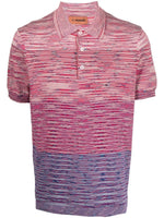 Fine-Knit Short-Sleeve Polo Shirt