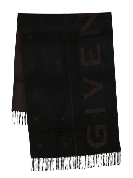 Intarsia-Knit Logo Scarf