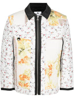 Boutis Floral-Print Quilted Jacket